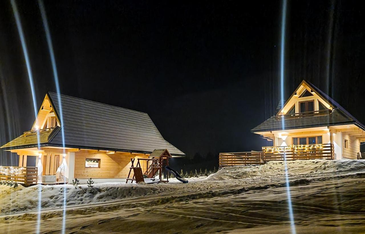 Em Gorce Resort Domki Z Sauna I Jacuzzi Waksmund Exterior foto